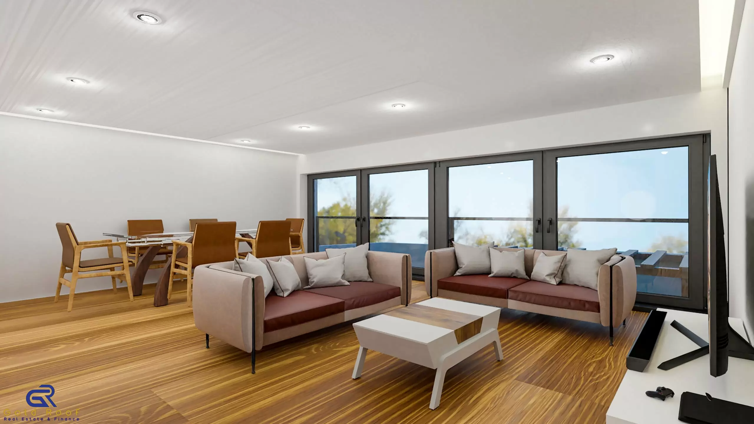 Villa de 4 chambres avec terrasse et jardin, 3 façades, Arcozelo, VN Gaia – VENDU